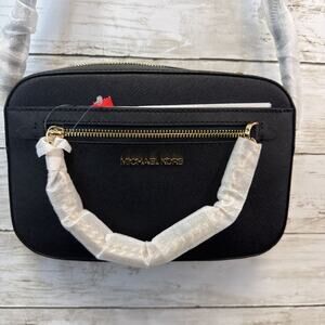 Michael Kors Jet Set Large Saffiano Leather Crossbody Bag